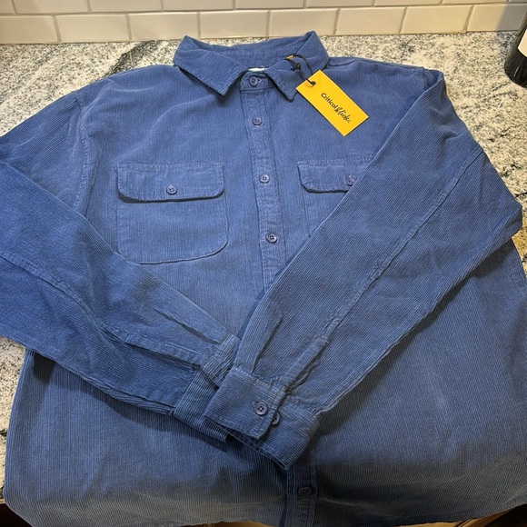 The Critical Slide Lazy Boy Corduroy Shirt - Picture 1 of 6